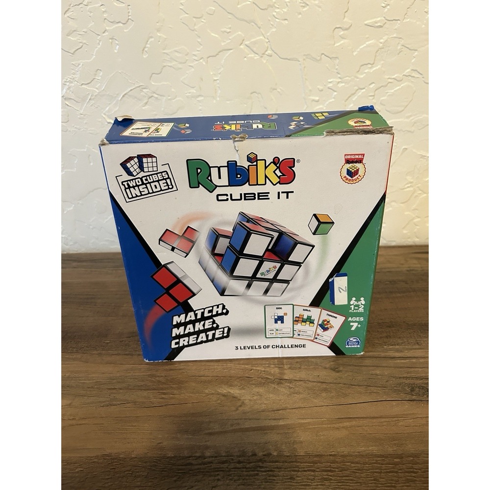 Spin Master Rubik's Cube It 2-Player 3D Puzzle Sequence Game